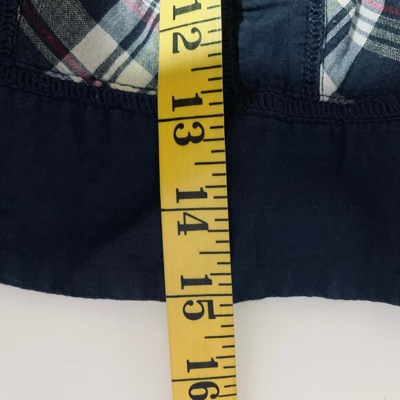 AMERICAN EAGLE OUTFITTERS Skirt 10 Mini Plaid Side Zip Academia Preppy Gilmore - Picture 11 of 11